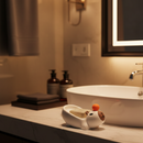 Saboneteira Capivara Branca com Drenagem