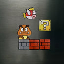 Imãs Geek Para Geladeira - Clássicos Videogames C/ 6 Peças