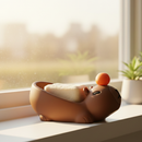 Saboneteira Capivara Marrom com Drenagem