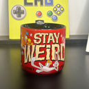 Caneca Looney Tunes Stay Weird Cerâmica Original - 410ml