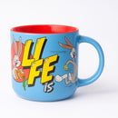 Caneca Looney Tunes Pernalonga Life Is Good Oficial - 410ml