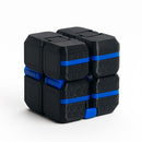 Fidget Cubo Infinito Anti Estresse 3d Relaxamento Preto