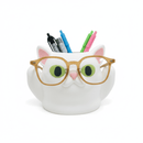 Porta Canetas Lápis Gatinho  e suporte para óculos decoração presente geek