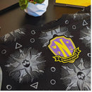 Camiseta Wandinha Esoteric cor preto 100% algodão