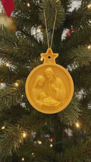 Enfeite Natal Sagrada Família Abençoada - Presépio