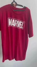 Camiseta Marvel cor vermelho 100% algodão