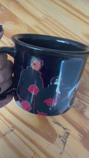 Caneca Akatsuki Nuvens - Naruto Shippuden em Cerâmica 280ml