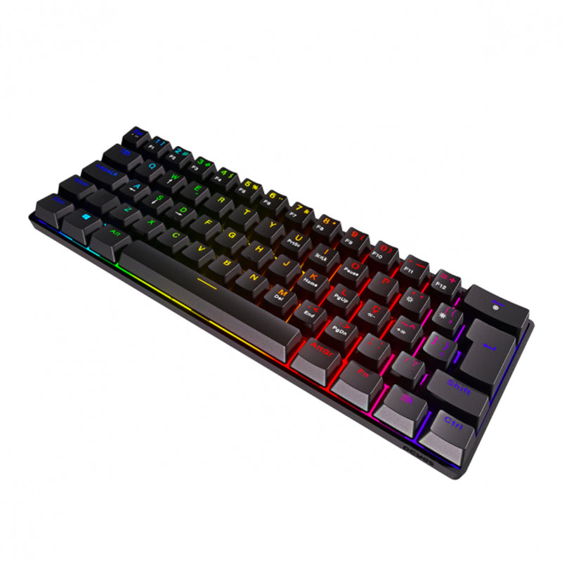 TECLADO GAMER MECANICO 60% ZOT PRETO