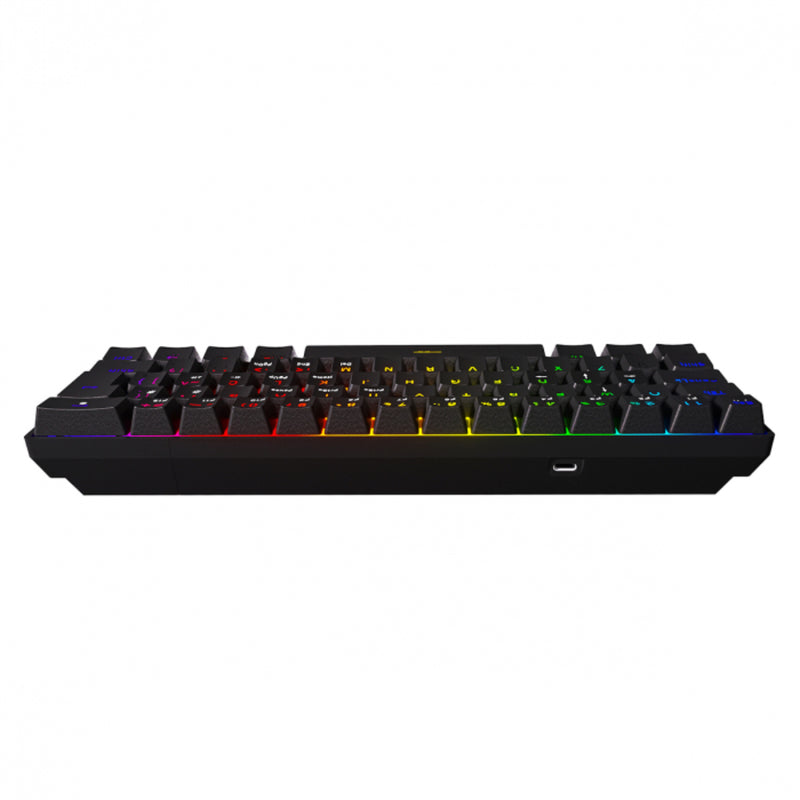 TECLADO GAMER MECANICO 60% ZOT PRETO