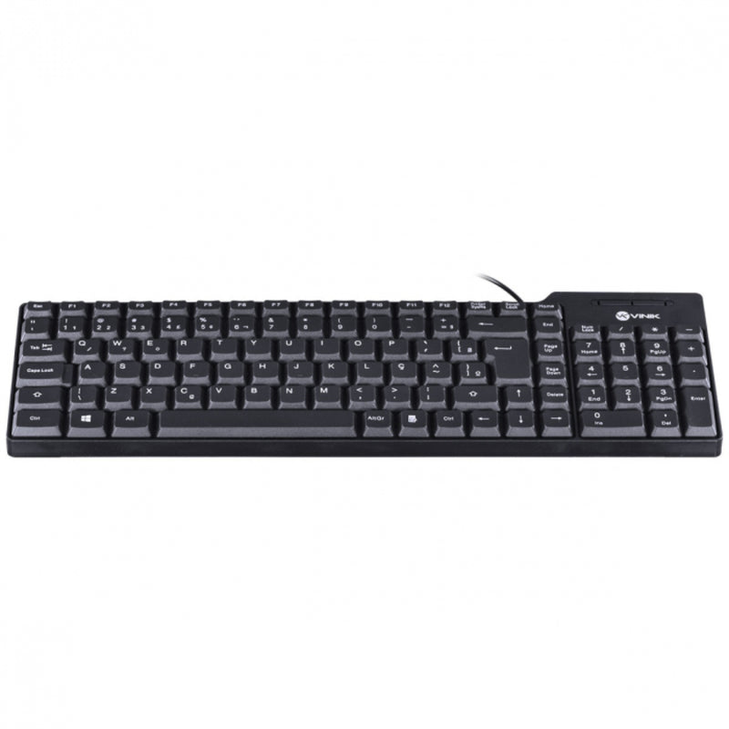 TECLADO USB COMPACTO DYNAMIC ABNT2 CABO 1.8M PRETO - DT150