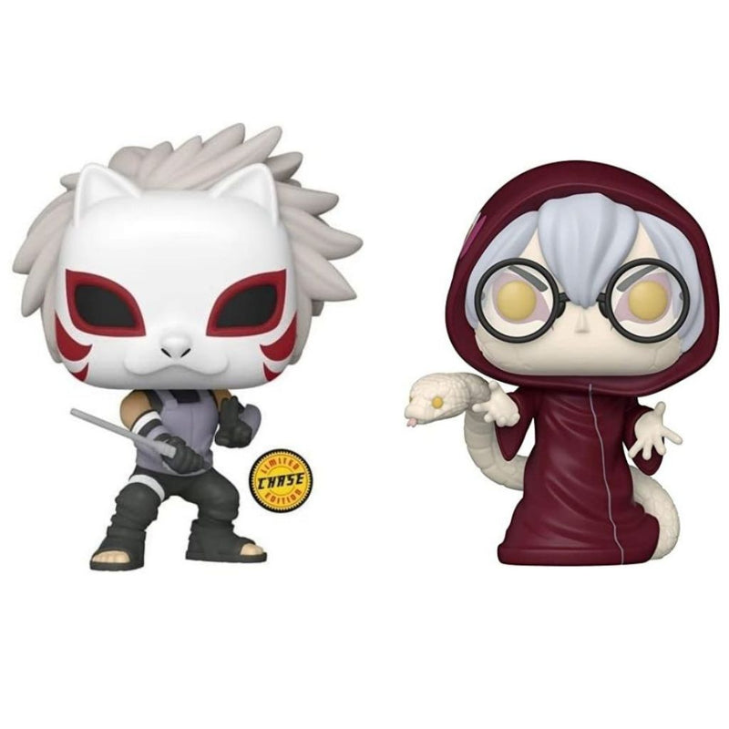 Kit Funko Pop Naruto Shippuden Kabuto e kakashi 994 e 936