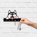 Porta Chaves 20x13 - CACHORRINHO, Beek Geek's Stuff, Branco