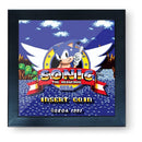 Quadro Cofre 3d - Sonic - Logo