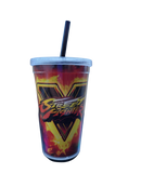 Copo Canudo 600ml Street Fighter Player Select - Beek