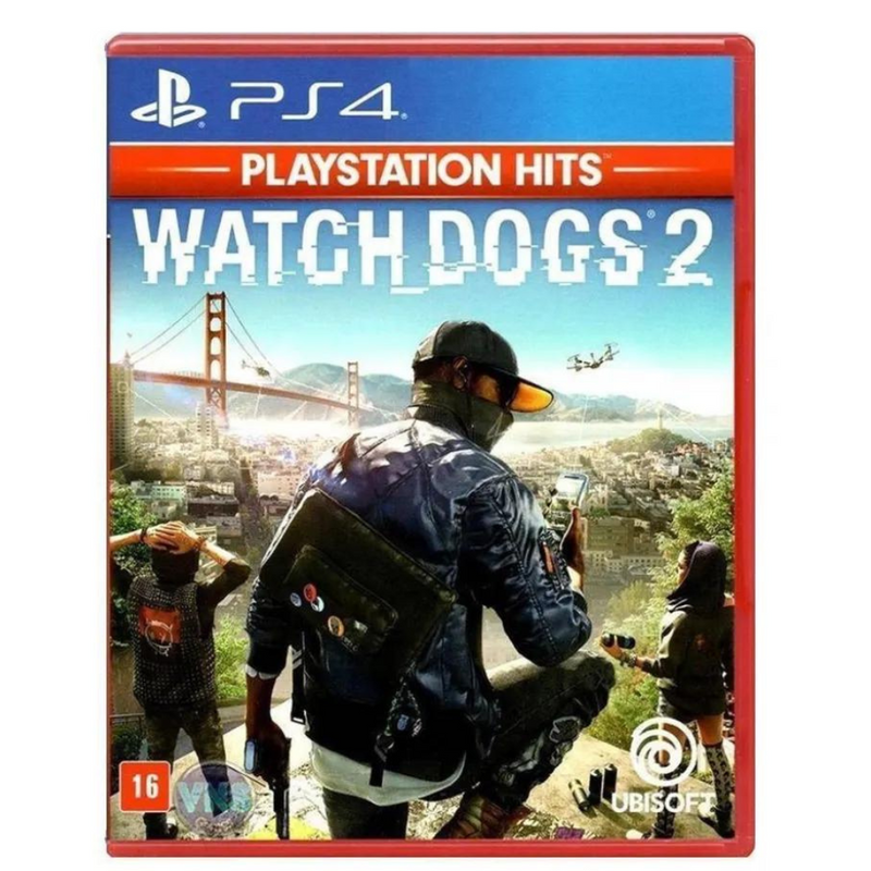 Jogo - Watch Dogs 2 Br - Ps4 Hits