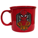 CANECA CAMP SPIDER MAN3 RED COR UNICA UNI