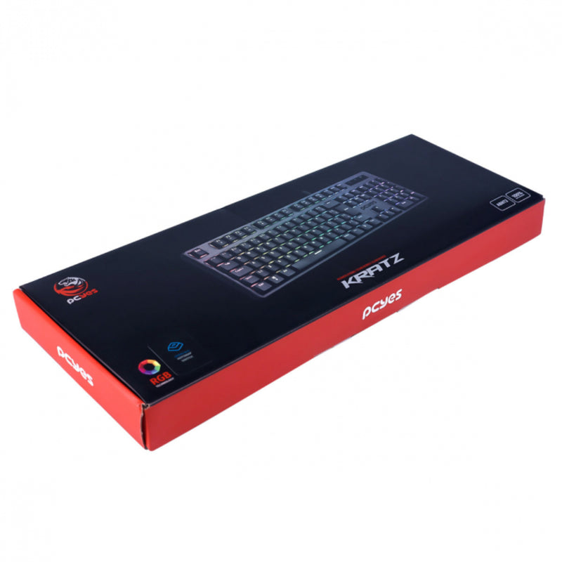 TECLADO GAMER MECANICO KRATZ - SWITCH OUTEMU BLUE HOTSWAP - LED RGB