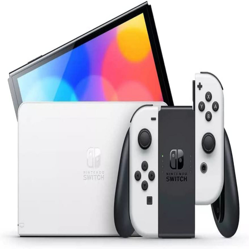 Console Nintendo Switch Oled Branco com Joy-Con Nacional