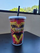 Copo Canudo 600ml Street Fighter Player Select - Beek