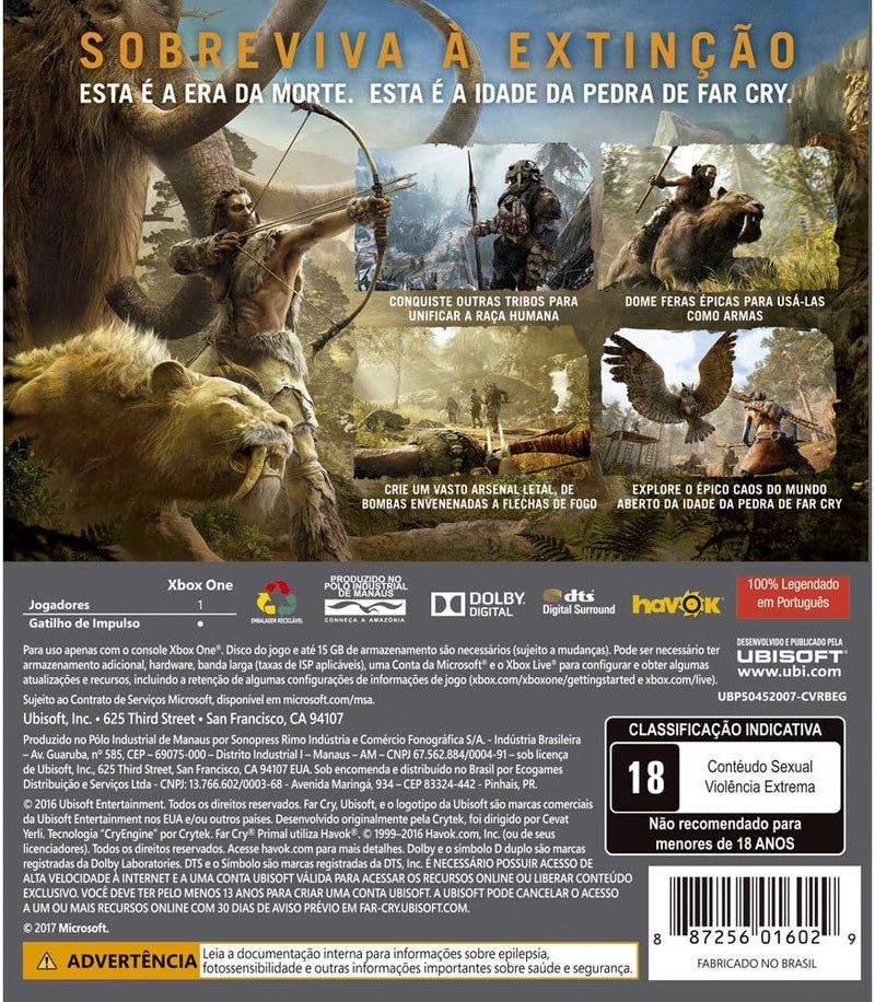 Jogo Far Cry Primal - Xbox One